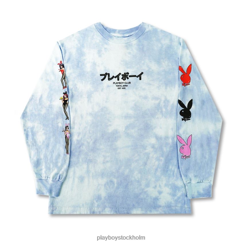 tokyo club tie-dye kanin lång ärm Playboy män 62L66F91 original Kläder