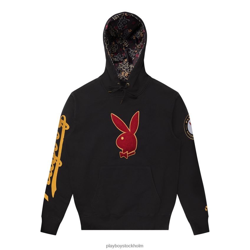 år av kanin hoodie Playboy x Lids män 62L66F512 svart Kläder