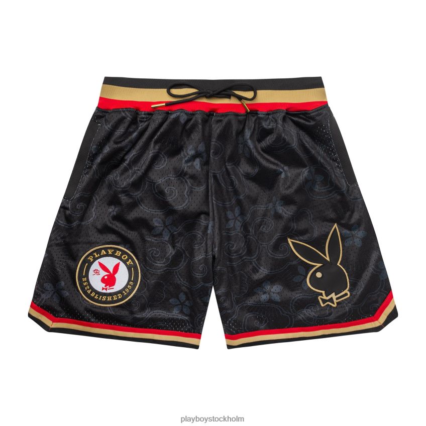 år av kaninen basketshorts Playboy x Lids män 62L66F588 svart Kläder