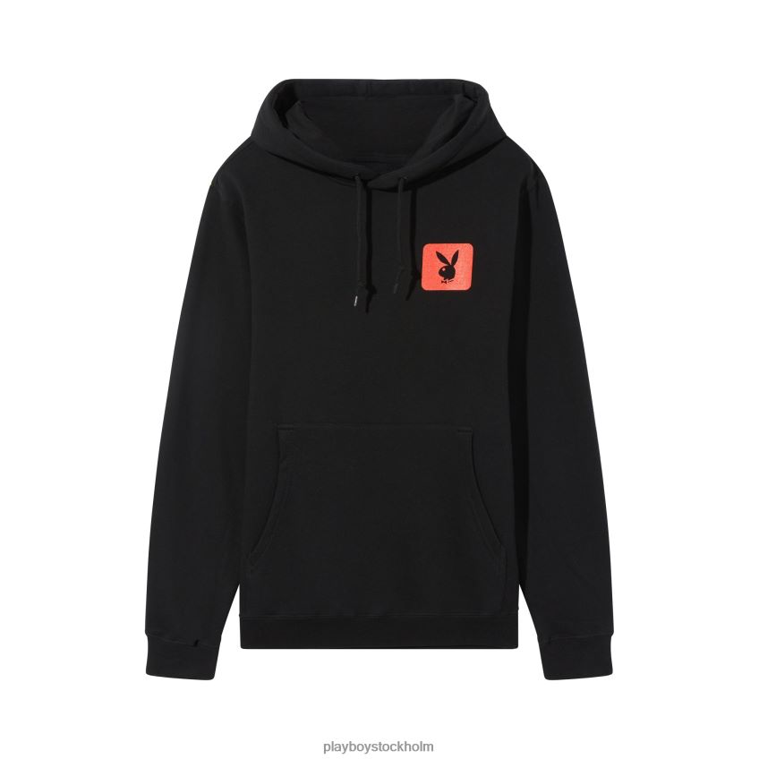 årsdagen kanin hoodie Playboy män 62L66F477 svart med rött Kläder