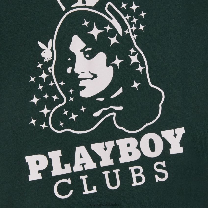 årsdagen kanin t-shirt Playboy män 62L66F276 grönt med rosa Kläder