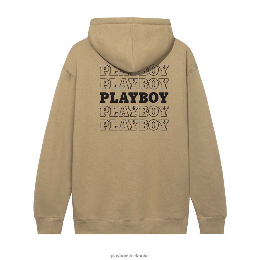 återkommande masthead hoodie Playboy män 62L66F416 solbränna Kläder